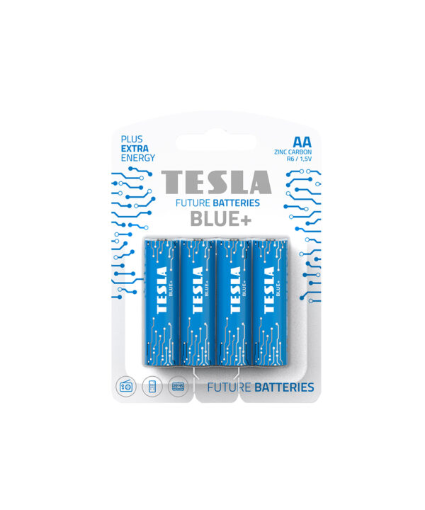 TESLA DRY BATTERIES AA BLUE+  Pack of 4